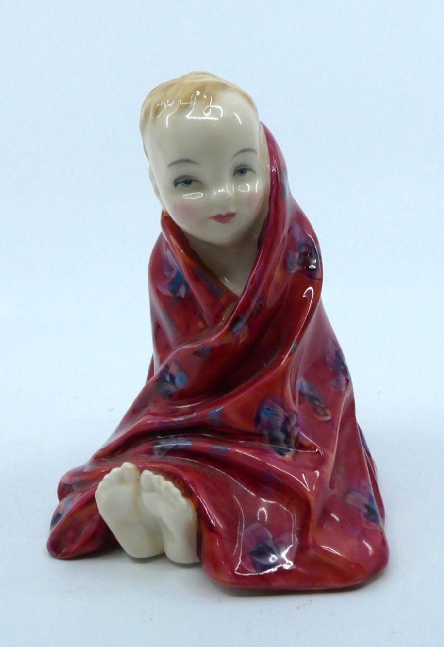 ROYAL DOULTON THIS LITTLE PIG HN-1793 BAREFOOT BABY in BLANKET